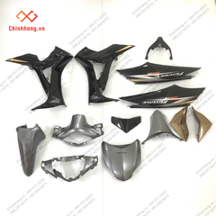 BỘ NHỰA MÀU BÓNG-BỘ NHỰA Future 125-2011- màu đen