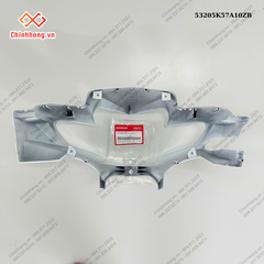 Nắp trước tay lái *NHB55P*-BỘ NHỰA WAVE BLADE SỐ TRẮNG ĐEN THƯỜNG
