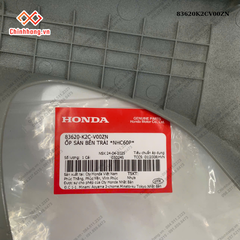 Ốp sàn bên trái *NHC60P*-BỘ NHỰA Vision 2023 phiên bản thể thao,Màu Xám Xi Măng Đen