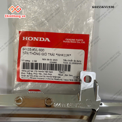 Tấm thông gió trái *NH411M*-BỘ NHỰA FUTURE Neo FI 2008- màu ĐỎ
