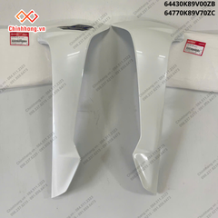 Bộ ốp cánh yếm trái phải*NHB55*-Bộ nhựa Wave Alpha 110cc năm 2023 Trắng bạc