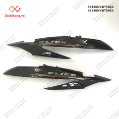 Bộ ốp sườn trái,phải *NHA69P*-BỘ NHỰA Click màu đen-2010