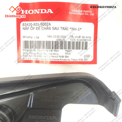 Nắp ốp để chân sau trái *NH-1*-BỘ NHỰA SH 150-2012 MÀU ĐEN