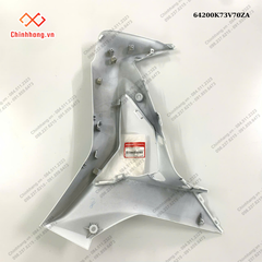 Bộ ốp ống yếm phải *NHB55P*-Bộ nhựa Future 125-2019 màu trắng