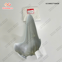 Chắn bùn A trước NHB55P-BỘ NHỰA WAVE BLADE SỐ TRẮNG ĐEN THƯỜNG