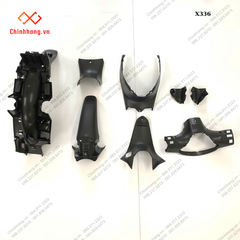 BỘ NHỰA NHÁM ĐEN-BỘ NHỰA FUTURE Neo 125-2005- màu đỏ đậm
