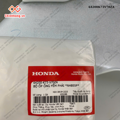 Bộ ốp ống yếm phải *NHB55P*-Bộ nhựa Future 125-2019 màu trắng