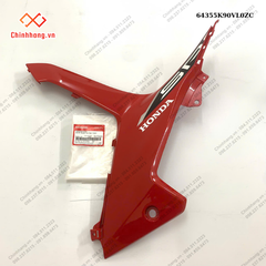 Bộ ốp trung tâm trái *R389*-BỘ NHỰA WAVE 110 RSX 2023 ĐỎ ĐEN ĐĨA