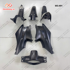 Bộ nhựa đen nhám-Bộ nhựa Wave Alpha 2016 xanh nhạt