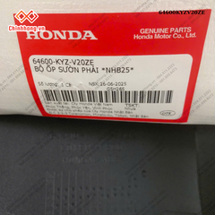 Bộ ốp sườn phải *NHB25*-BỘ NHỰA Future 125-2011-màu đen