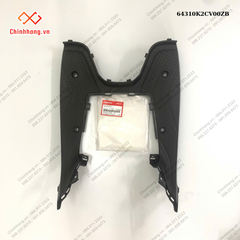 Sàn để chân *NH1*-BỘ NHỰA Vision 2023 phiên bản thể thao,Màu Xám Xi Măng Đen