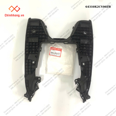 Sàn để chân *NH1*-BỘ NHỰA Vision 2023 phiên bản thể thao,Màu Xám Xi Măng Đen