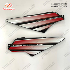Bộ cốp bên trái,phải *R313C*-BỘ NHỰA FUTURE Neo 125-2005- màu đỏ đậm