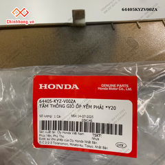 Tấm thông gió ốp yếm phải *Y20-BỘ NHỰA Future 125-2011-màu đen