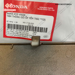 Tấm thông gió ốp yếm trái *Y20-BỘ NHỰA Future 125-2011-màu đen