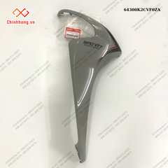 Bộ ốp sườn trước phải *NHC60P*-BỘ NHỰA Vision 2023 phiên bản thể thao,Màu Xám Xi Măng Đen