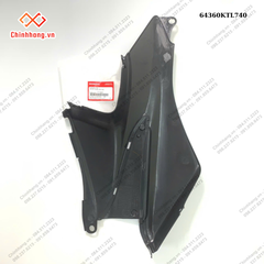 Tấm ốp trung tâm trái-BỘ NHỰA WAVE S 100 2008 MÀU ĐEN