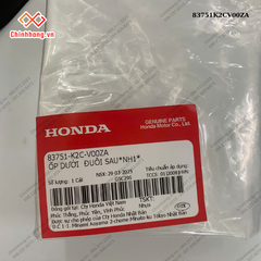 Ốp dưới đuôi sau*NH1*-BỘ NHỰA Vision 2023 phiên bản thể thao,Màu Xám Xi Măng Đen