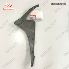 Bộ ốp sườn trước phải *NHC60P*-BỘ NHỰA Vision 2023 phiên bản thể thao,Màu Xám Xi Măng Đen