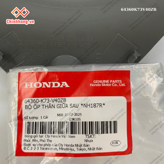 Bộ ốp thân giữa sau *NH187R*-Bộ nhựa Future 125-2019 màu trắng