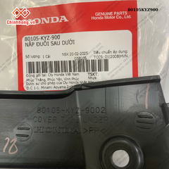 Nắp đuôi sau dưới-BỘ NHỰA Future 125-2011-màu đen