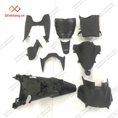 BỘ NHỰA NHÁM ĐEN-BỘ NHỰA Vision 2023 phiên bản thể thao,Màu Xám Xi Măng Đen