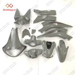 BỘ NHỰA BÓNG-BỘ NHỰA Vision 2023 phiên bản thể thao,Màu Xám Xi Măng Đen