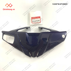 Trang trí nắp tay lái *PB421M*-BỘ NHỰA ABL160 BẢN ĐẶC BIỆT-XANH XÁM ĐEN-2022