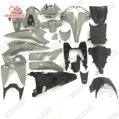 BỘ NHỰA Vision 2023 phiên bản thể thao,Màu Xám Xi Măng Đen