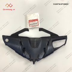 Trang trí nắp tay lái *PB421M*-BỘ NHỰA ABL160 BẢN ĐẶC BIỆT-XANH XÁM ĐEN-2022