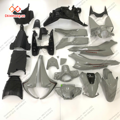 BỘ NHỰA Vision 2023 phiên bản thể thao,Màu Xám Xi Măng Đen