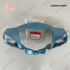 Nắp trước tay lái *B203M*-Bộ nhựa Wave Alpha 2016 xanh nhạt