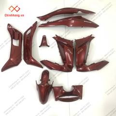 BỘ NHỰA MÀU BÓNG-BỘ NHỰA PCX-2012- màu NÂU ĐEN