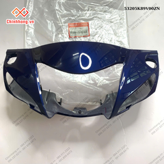 BỘ NHỰA Wave Alpha 110cc năm 2024-MÀU XANH-Nắp trước tay lái *PB421M*