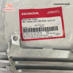 Tấm thông gió yếm phải *NH411M-BỘ NHỰA FUTURE Neo GT-2006 đen chữ Future Neo vàng ánh