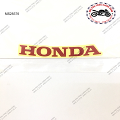 Tem chữ HONDA màu đỏ