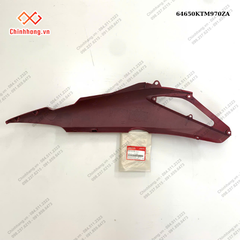 Bộ ốp sườn trái *R313C*-BỘ NHỰA FUTURE Neo 125-2005- màu đỏ đậm