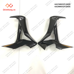 Bộ ốp yếm trái,phải *NHB25*-BỘ NHỰA Future 125-2011- màu đen