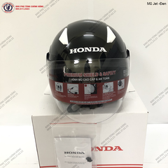 Mũ bảo hiểm Jet - Đen bóng