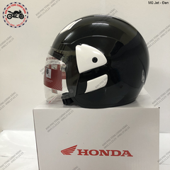 Mũ bảo hiểm Jet - Đen bóng