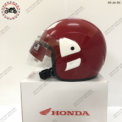 Mũ bảo hiểm Jet - Đỏ bóng
