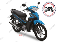 Bộ nhựa dàn áo wave Blade (xe số)-2017 BẢN Thể thao (Có 4 màu: Đen xanh-Đen vàng đồng-Đen trắng-Đen đỏ)