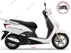 Bộ nhựa dàn áo Lead 110cc- 2012. Có 5 màu: Xanh nhạt- Đỏ đậm- Nâu-Trắng-Vàng đổi màu.