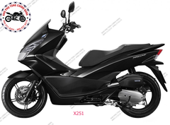 Bộ nhựa dàn áo PCX bản tiêu chuẩn-2015 (Có 3 màu: Đen- Xanh Lam- Đỏ)