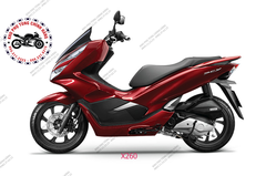 Bộ nhựa dàn áo PCX 125cc-2018 (Có 4 màu: Đen-Trắng-Bạc-Đỏ)