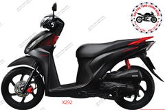 Bộ nhựa dàn áo Vision - (2015-2016) Bản cao cấp- Màu đen mờ