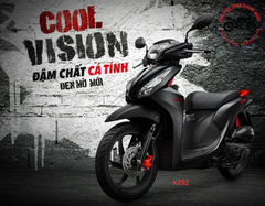 Bộ nhựa dàn áo Vision - (2015-2016) Bản cao cấp- Màu đen mờ