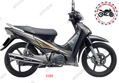 Dàn áo xe Future NEO dàn áo xe future 125 dàn áo xe NEO honda kèm tem nhựa nguyên sinh cao cấp MÀU ĐEN XÁM   Lazadavn