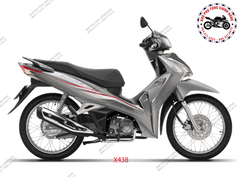 Bộ nhựa dàn áo Future 125 -(2018-2019) Vành nan. Có 3 màu: Đen đỏ- Đỏ tươi- Bạc