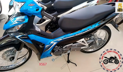 Bộ nhựa dàn áo RSX 110cc- 2019 tem chìm (Có 4 màu: Xanh dương- Đỏ-Trắng- Xanh cốm)